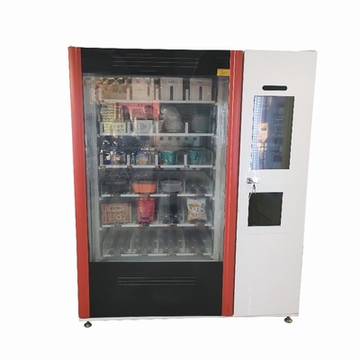 Bocado de 8 selecciones y máquina expendedora combinados anchos automáticos de la bebida con el sistema de enfriamiento