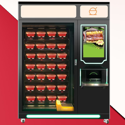 La máquina expendedora completamente automática de la pizza puede proporcionar la máquina industrial automática de calefacción de la comida caliente